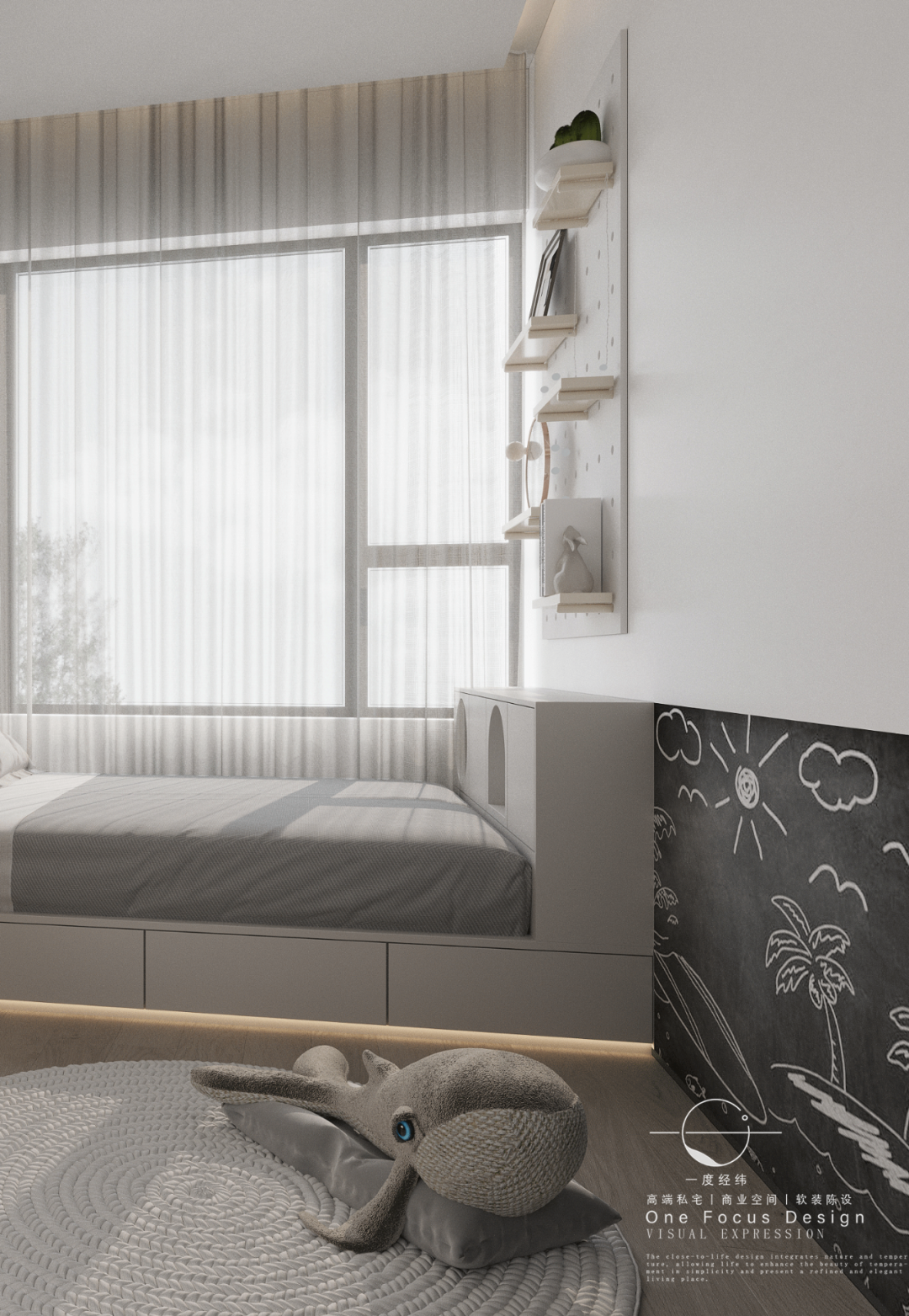 深圳新婚夫妇大平层现代轻奢家居设计丨中国深圳丨一度经纬-32