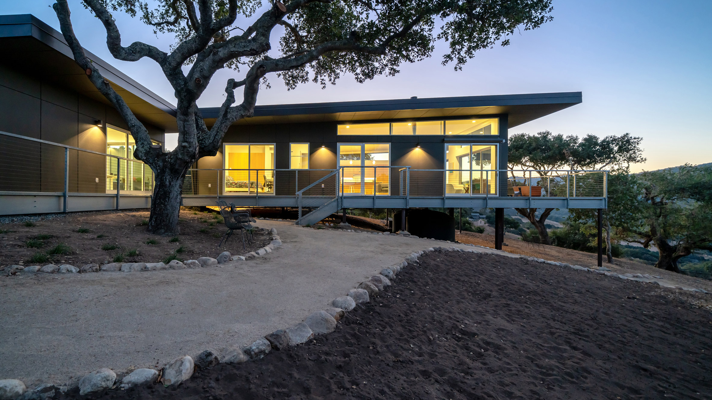 加州 Waterfall Residence | 防火设计与可持续生活的完美结合-0