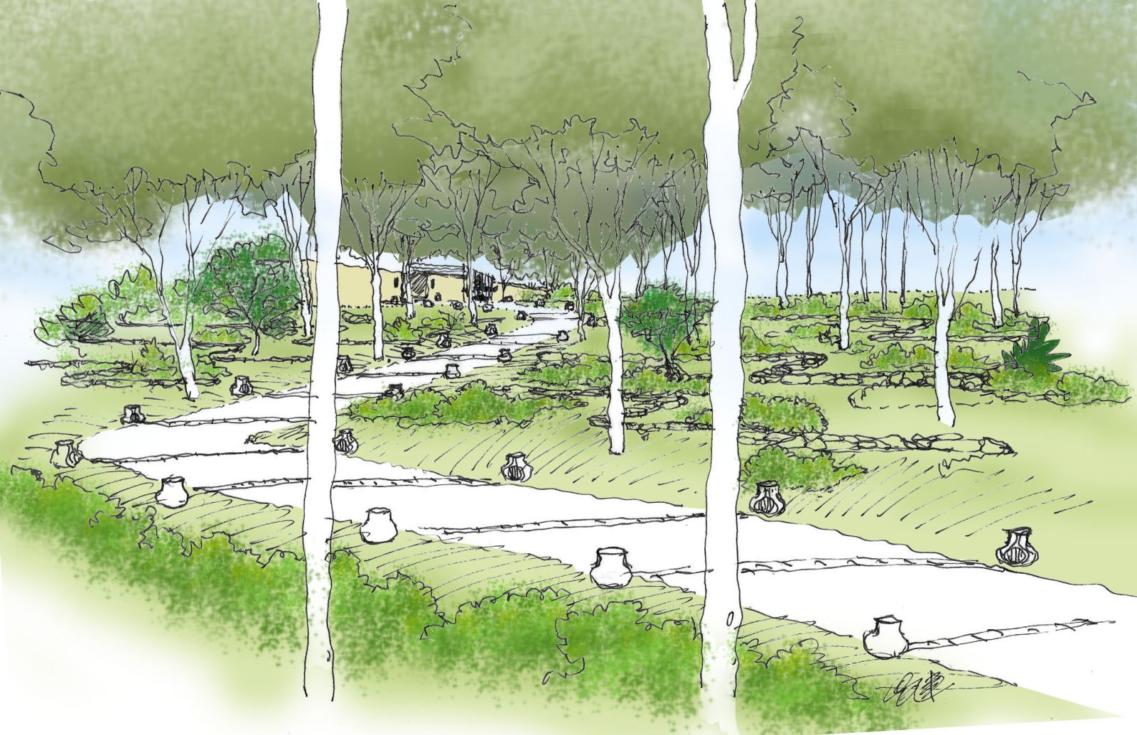 中国惠州喜来登会所景观规划-13