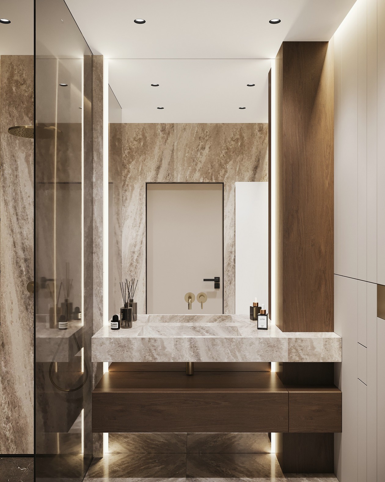 105㎡简约风住宅设计-8