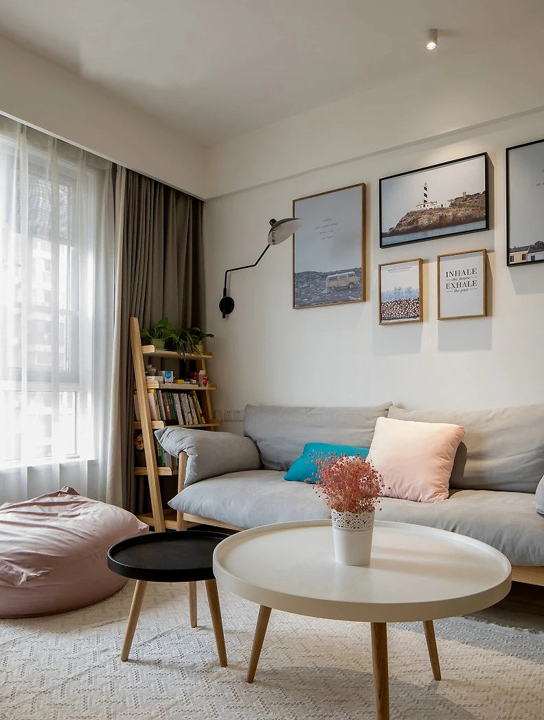 115㎡北欧风三居室,清爽感十足-14
