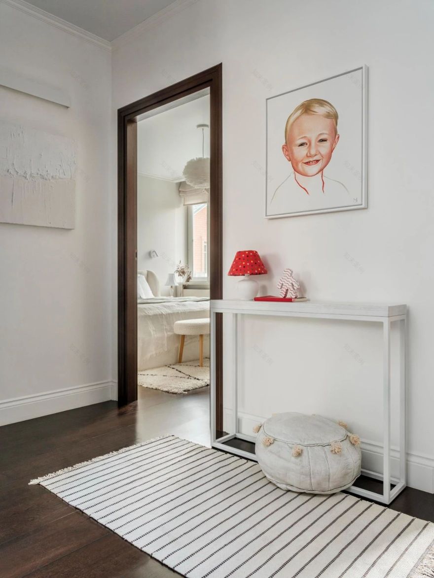 120㎡三口之家惬意空间设计丨Anastasia Panova-25