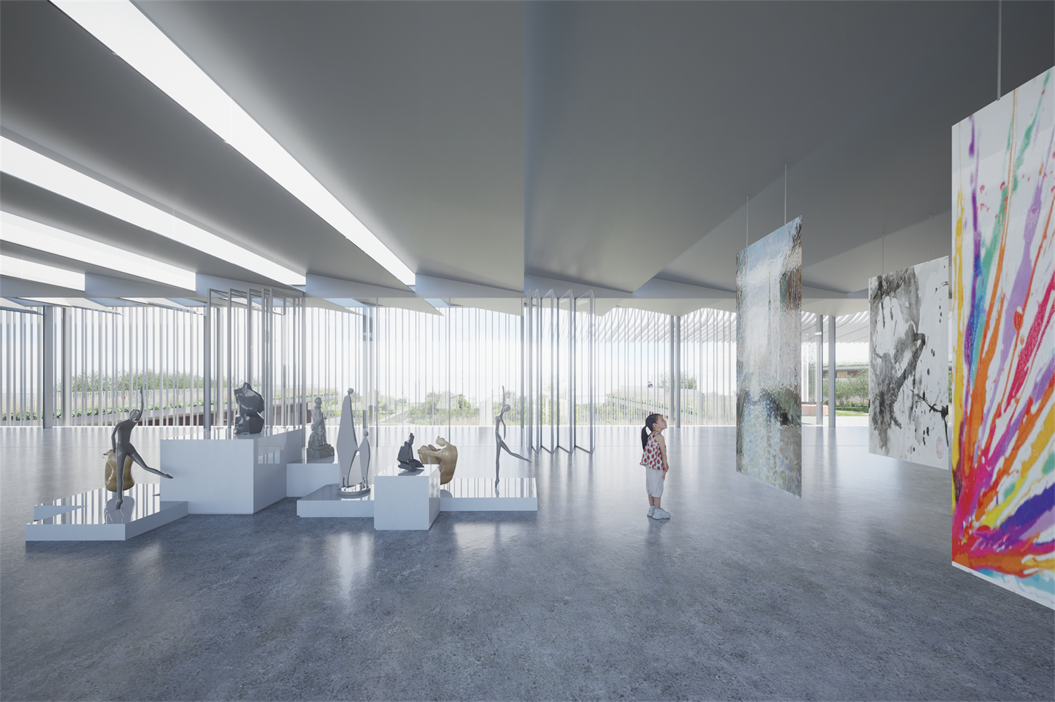 中标方案 | 立体书院：燕罗街道燕川九年一贯制学校新建工程 / 深大建筑设计院-拾陌工作室-17