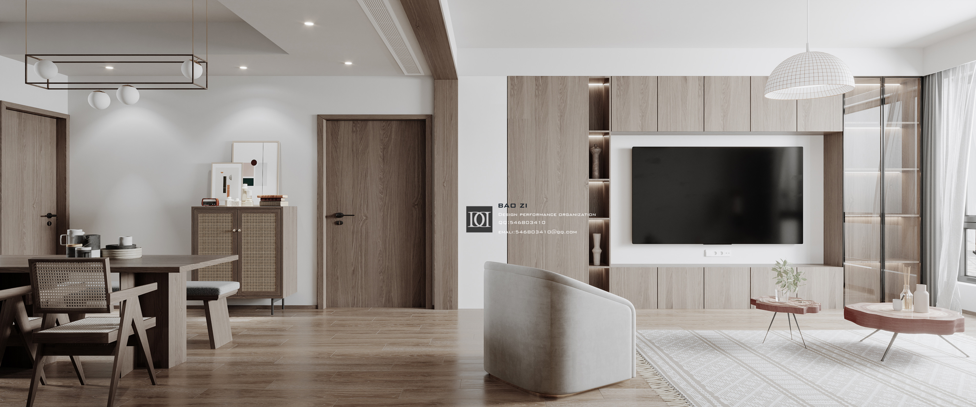 现代简约平层设计-13