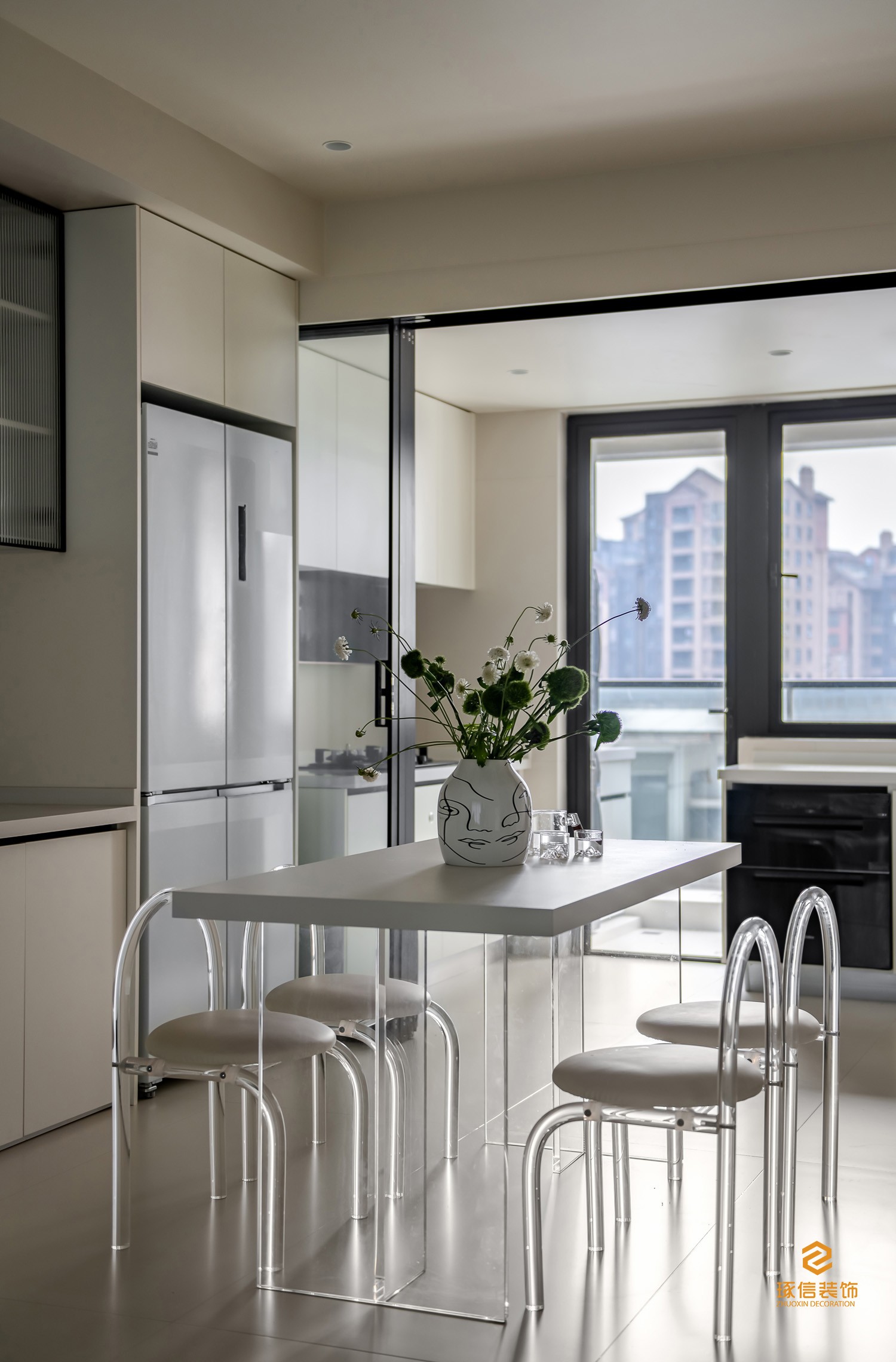 奶油混搭风家居设计丨琢信装饰-16