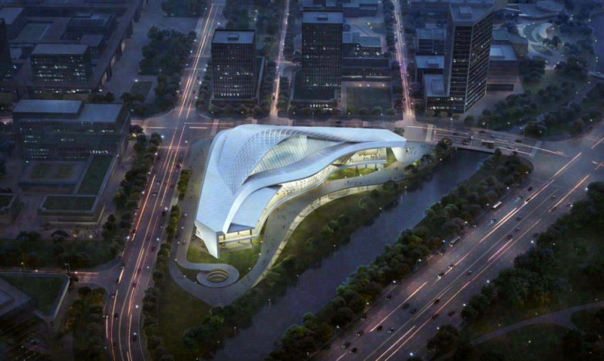 廊坊临空体育馆丨中国廊坊丨中建八局装饰-20