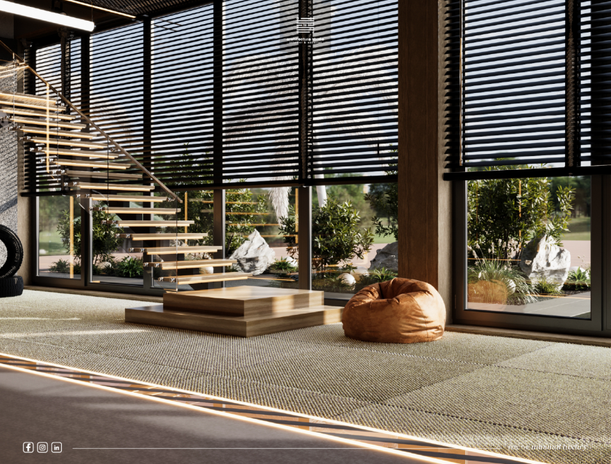 Lu·ury可能是拼写错误,推测可能是Luxury ,如果是这样,可翻译为:奢华平板健身馆 丨沙特阿拉伯吉达丨A2Z Architects-17