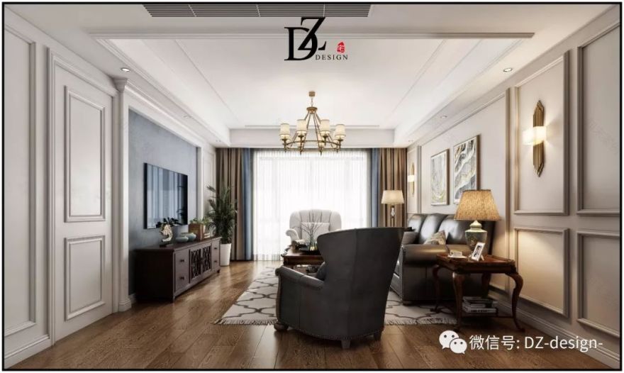 DZ 设计 | 现代简美三室两厅,温馨宜居的艺术空间-23