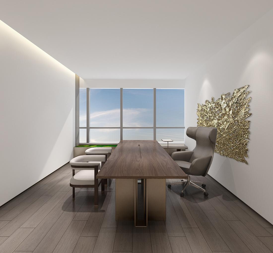 简约人文办公空间设计-28