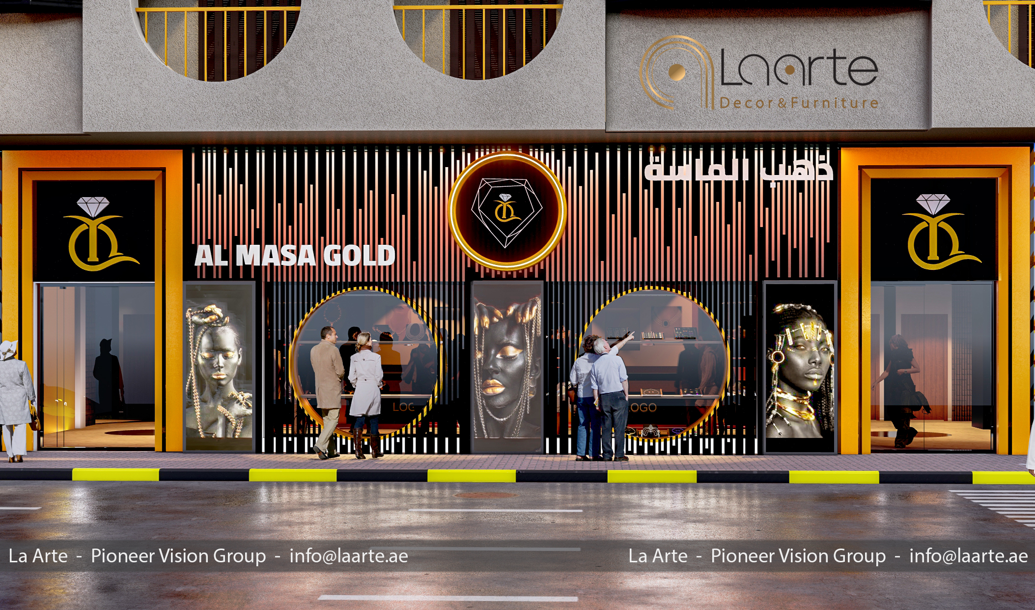 Proposal3 珠宝店室内设计丨laarte.ae-8