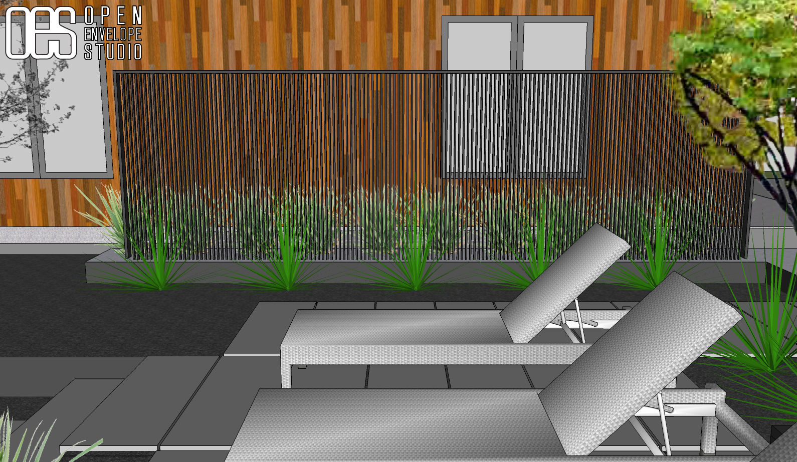 阿贝纳特住宅 | 现代简约的庭院景观设计-30