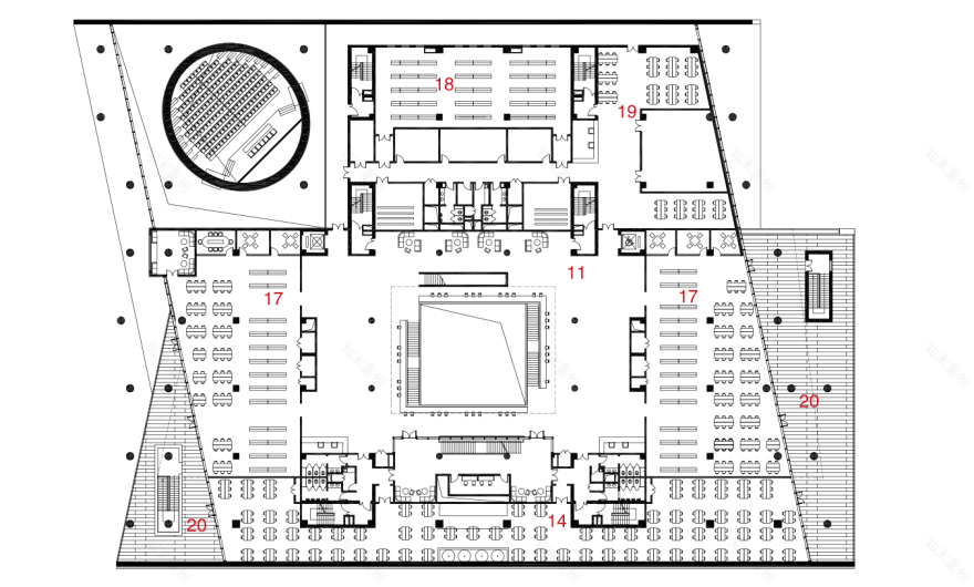新疆科技学院图书馆 | 现代设计与自然的完美融合-21
