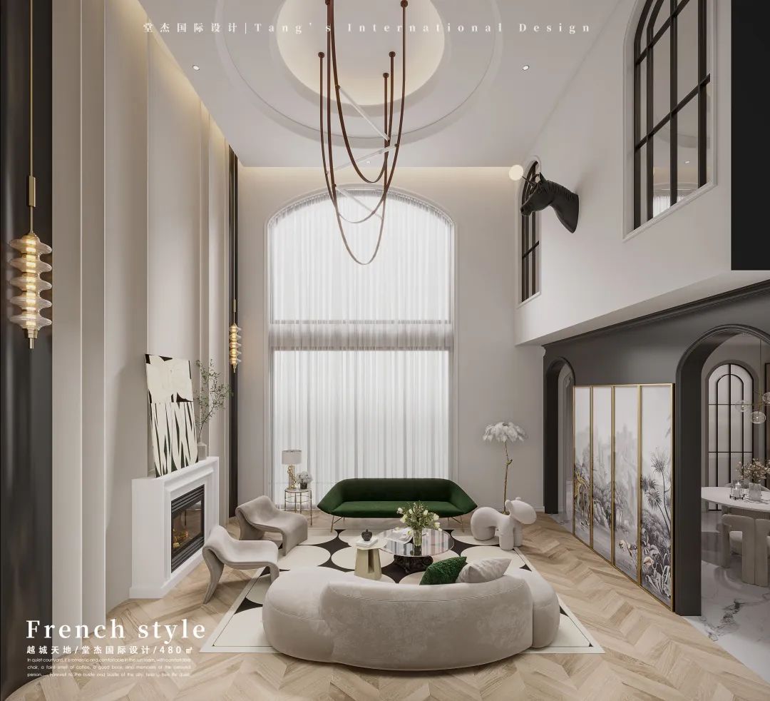 南京越城天地 480㎡法式婚房设计丨中国南京丨堂杰国际设计-26