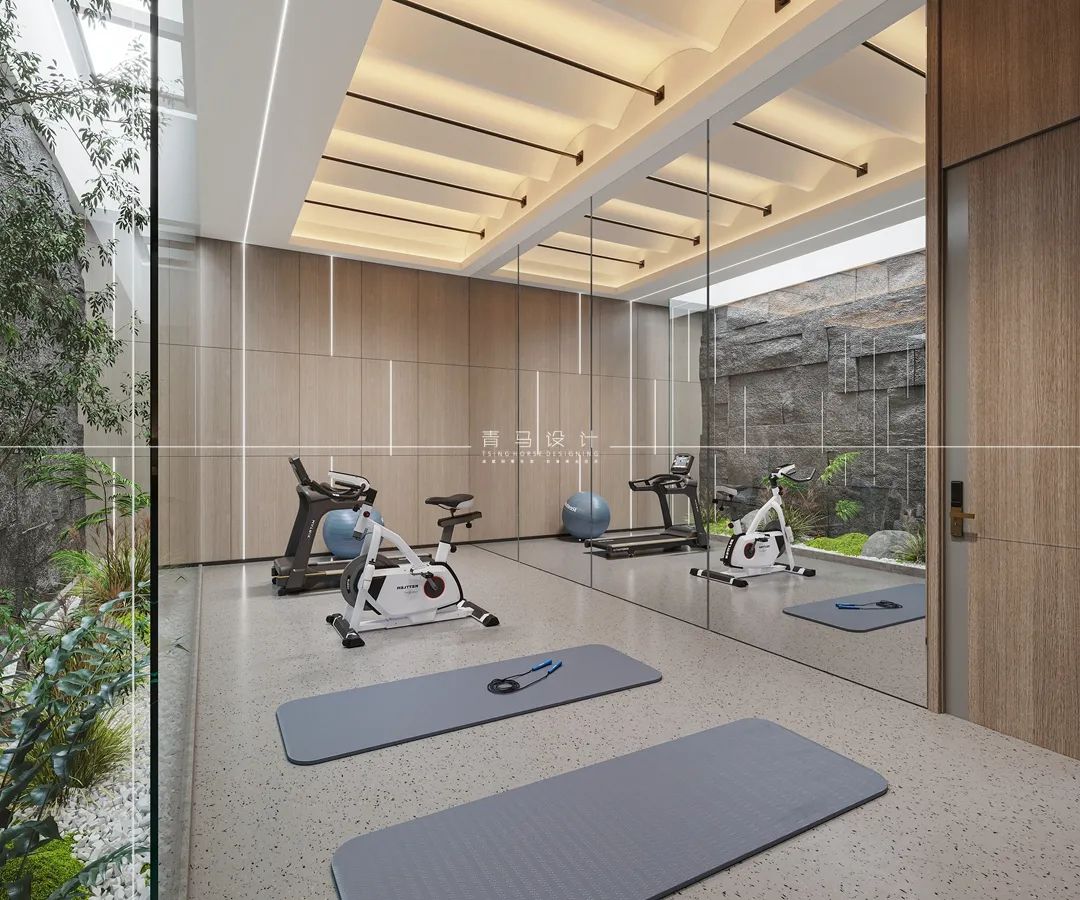 《雁鸣墅语》现代轻奢联排别墅丨青马别墅设计-68