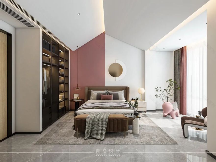 绿地生态城现代简约别墅丨青马别墅空间设计-76