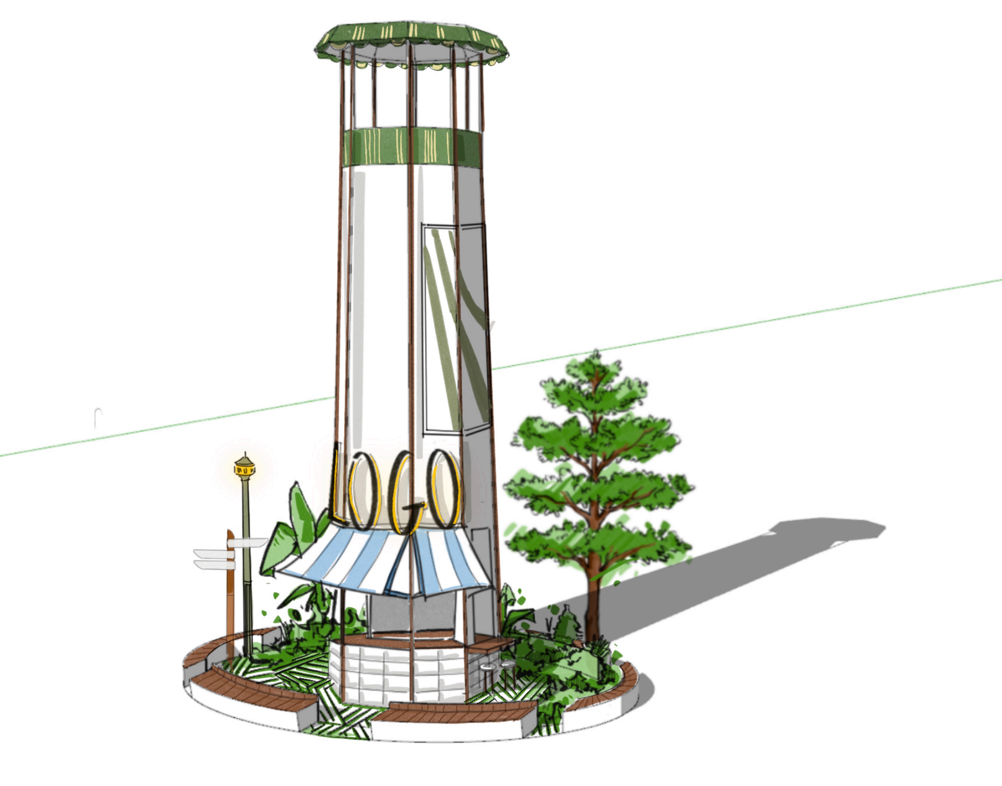 Boundless Jungle Voyage - Creative Outdoor Space Design-35