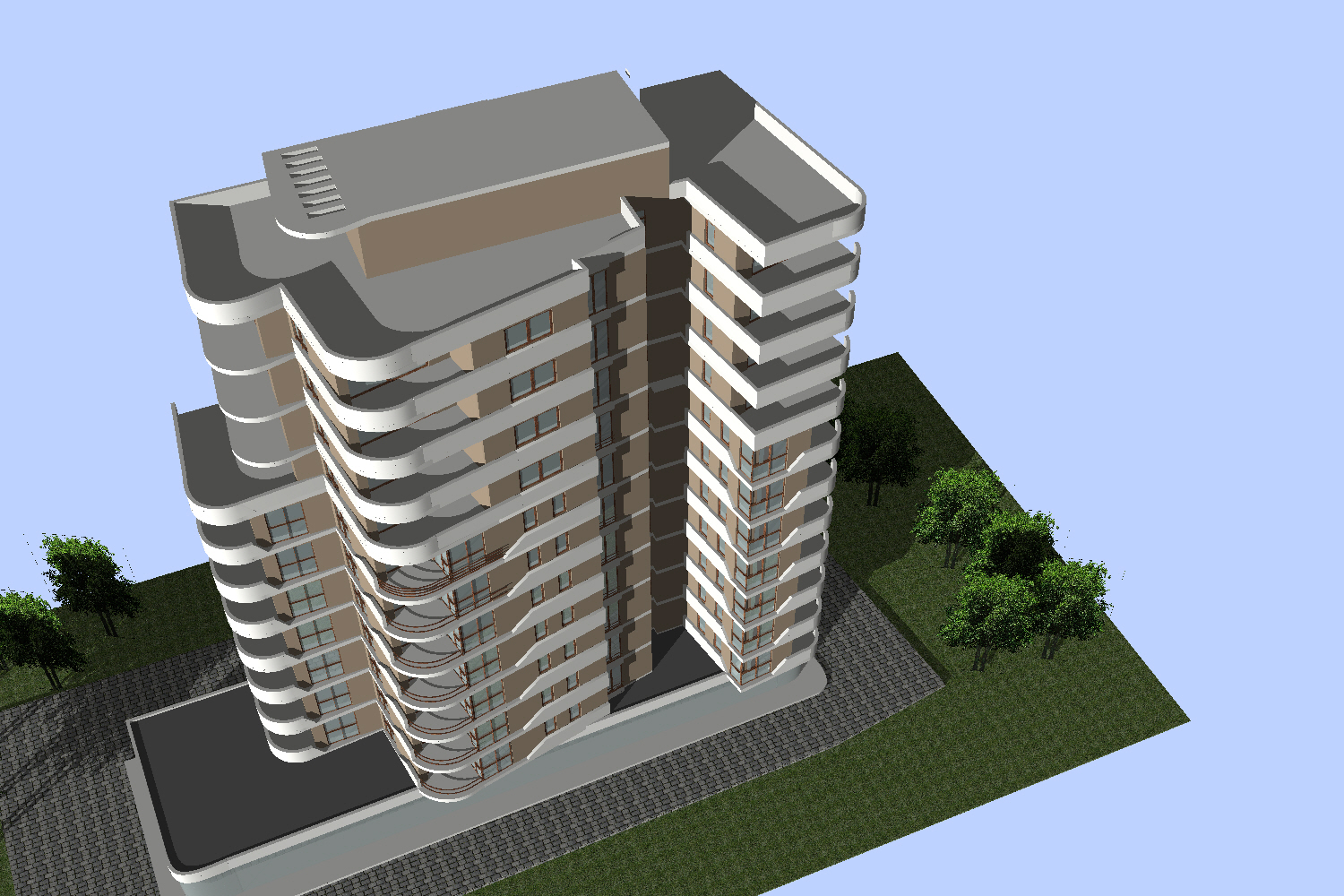 Petek 公寓建筑概念设计-17