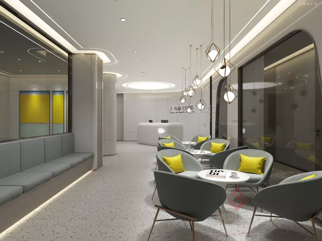 上海康贝佳口腔 | 现代简约风格的时尚温馨空间-44