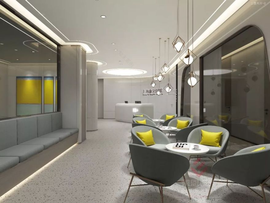 上海康贝佳口腔 | 现代简约风格的时尚温馨空间-44