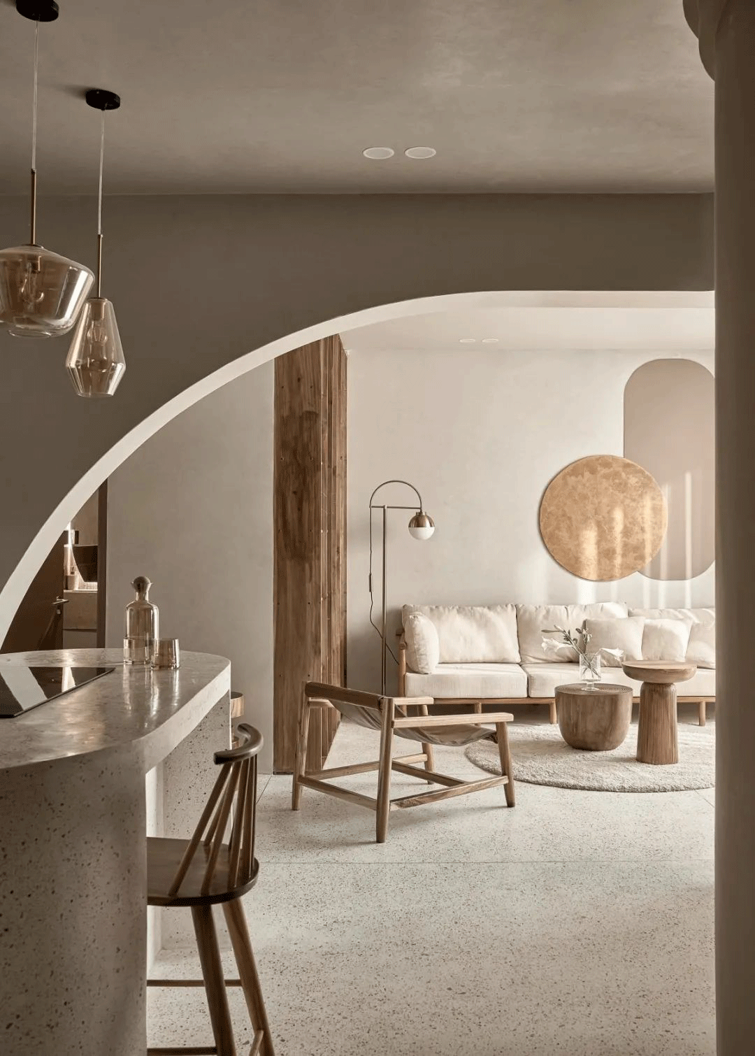 奶油风私宅丨越南胡志明市丨Limdim House 工作室-17