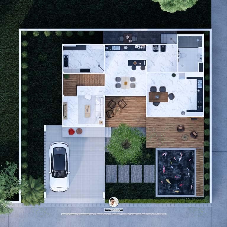 P  894  บ้านนอร์ดิก2ชั้น（北欧风格两层房屋）-12