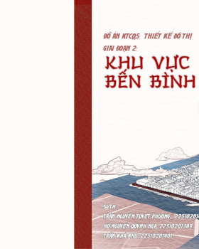 ĐỒ ÁN KTCQ 5: THIẾT KẾ ĐÔ THỊ