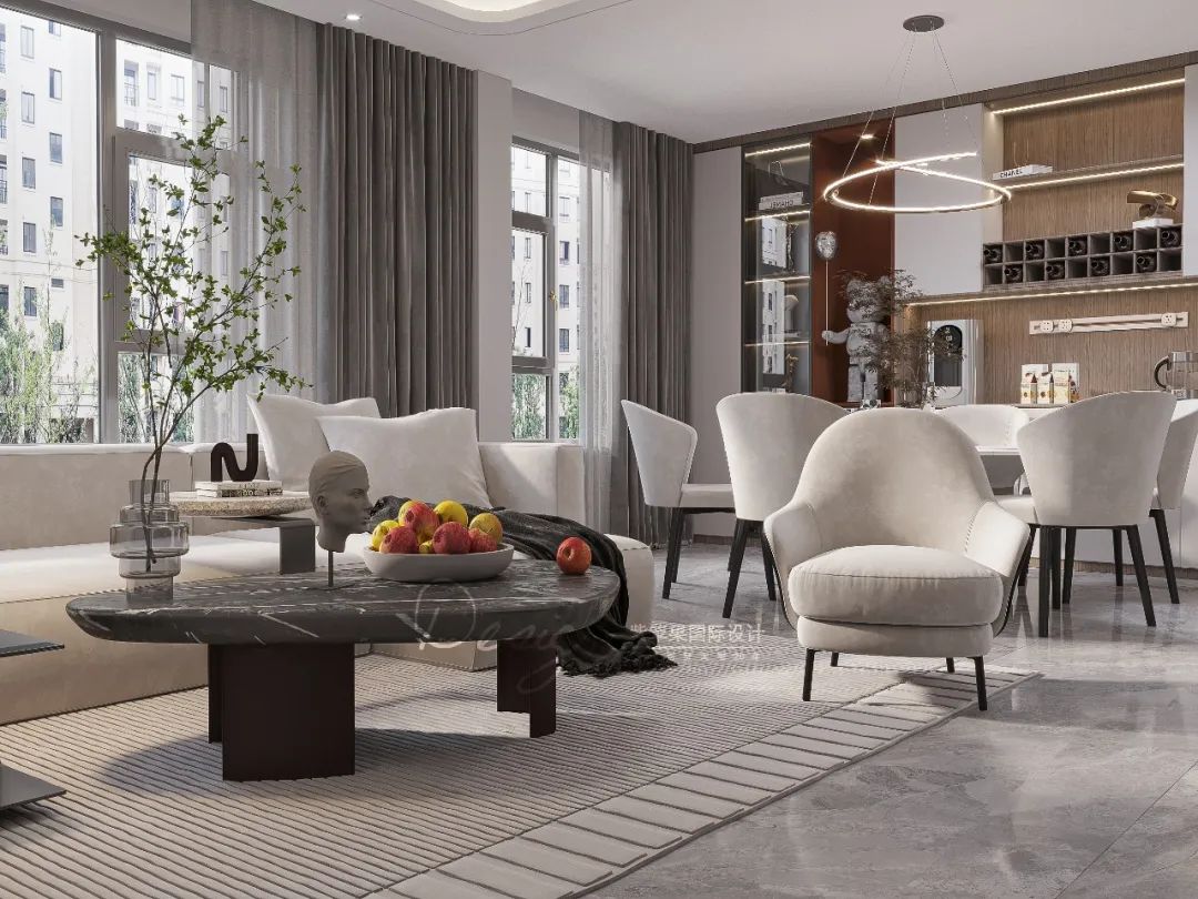 奶油色的温柔 · 打造治愈系的家居空间丨紫苹果装饰-65