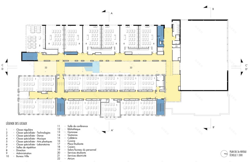 Jodoin Lamarre Pratte architectes Marosi Troy Architectes丨教育建筑丨Collège Saint-Louis-29