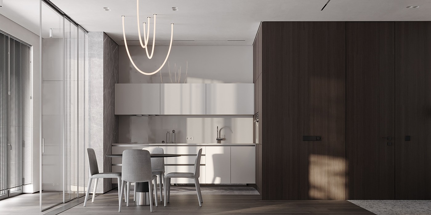 高级灰色系小空间公寓设计 超精致！-8