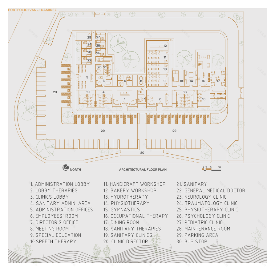 埃尔诺加尔康复诊所丨墨西哥诺加莱斯丨31 Grados Arquitectura-10