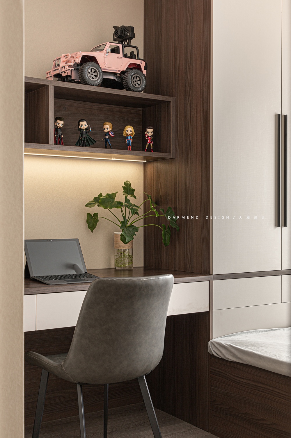 焦糖丨中国南京丨大漠·室内设计-38