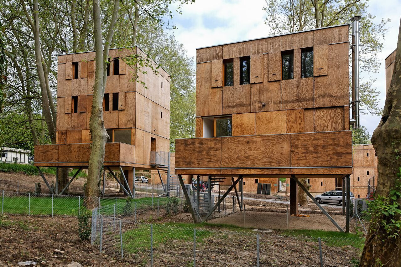 法国波尔多 39 栋木质住宅丨Agence Bernard Bühler-26