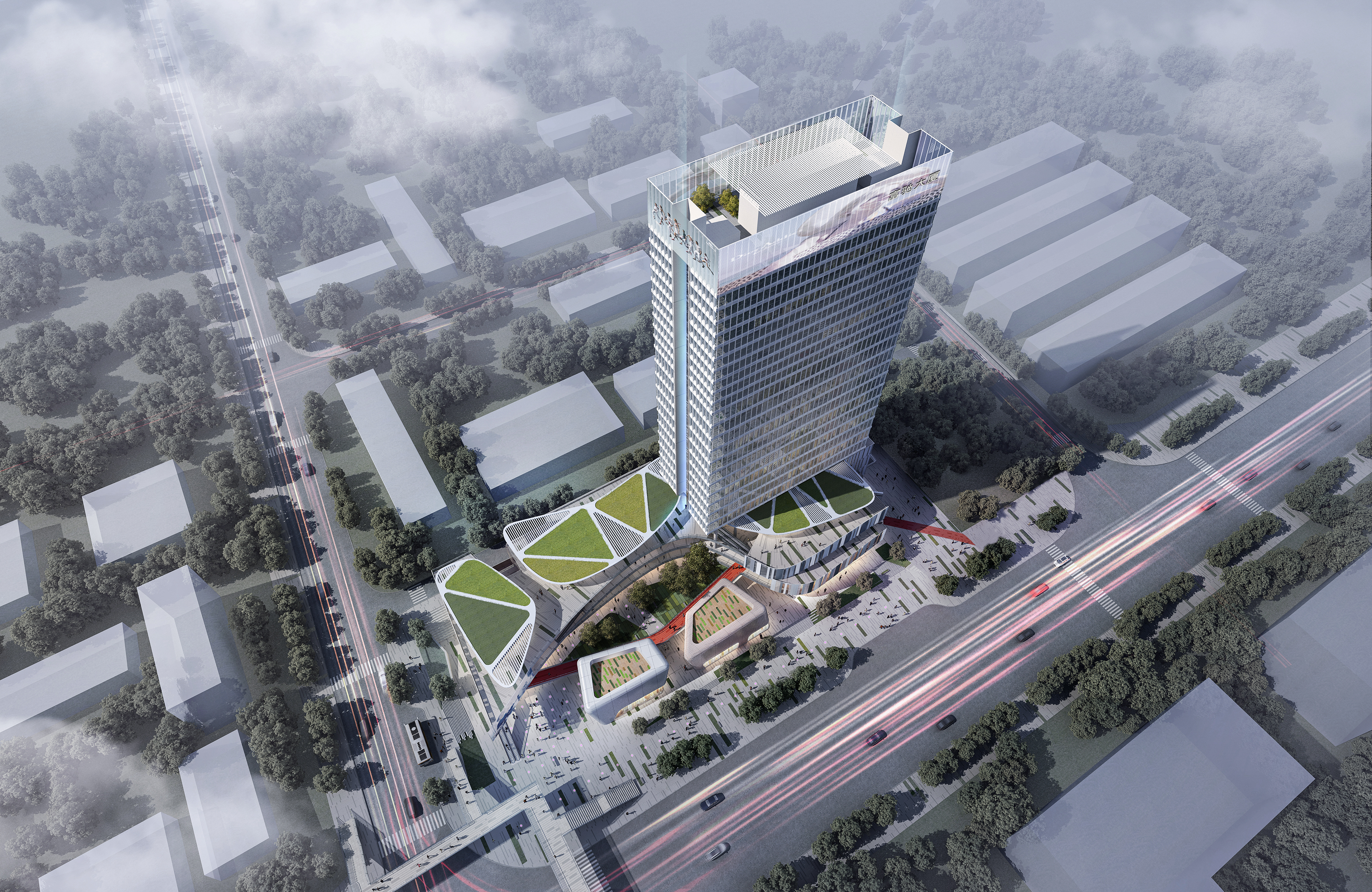 深圳龙华鲁山产业综合体丨中国深圳丨深圳华筑建筑与工程设计有限公司-18