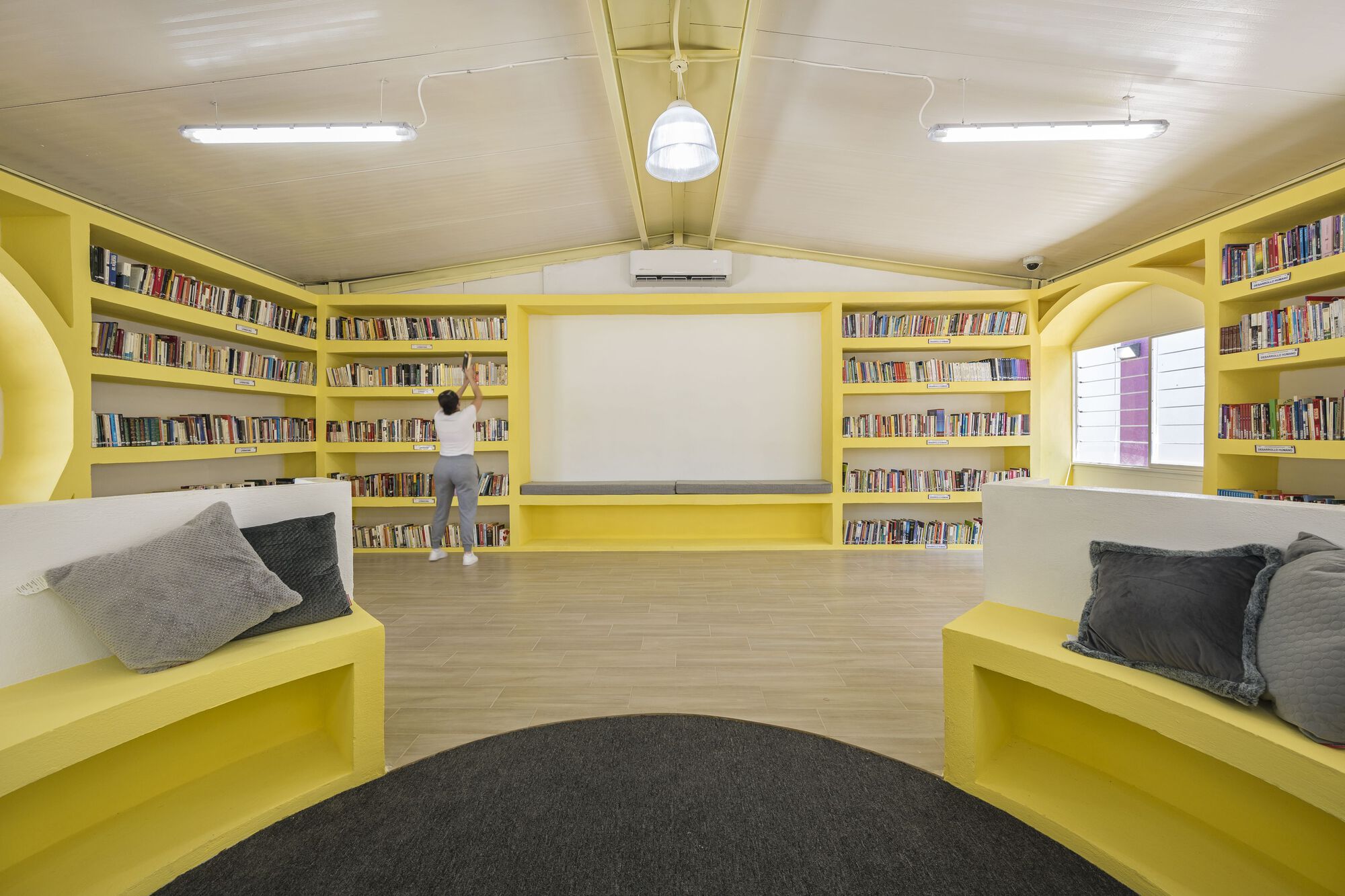 Cereso Femenil Library 图书馆翻新项目丨墨西哥丨Proyecto Reacciona A.C-16