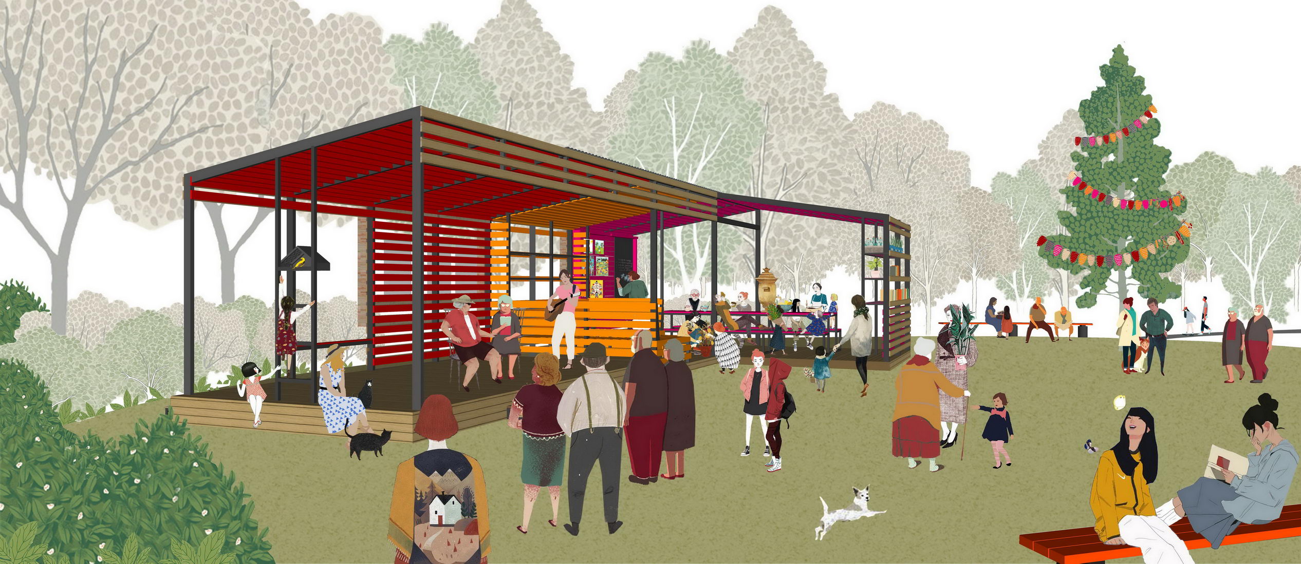 纳别列日内耶切尔内市住宅庭院改造项目丨俄罗斯丨“友谊”工作室,“项目组8”等-29