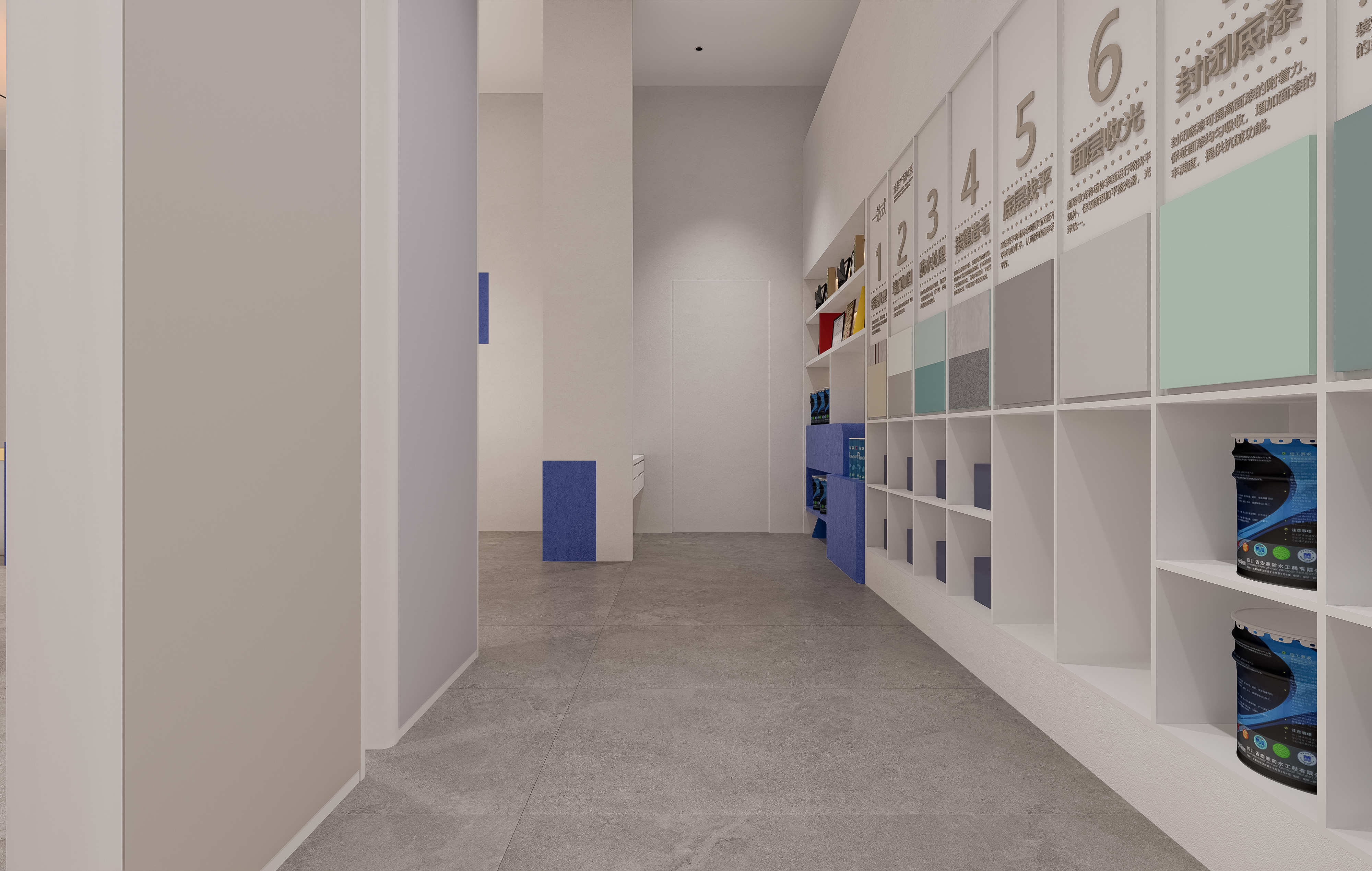 艺术漆展厅室内案例-8