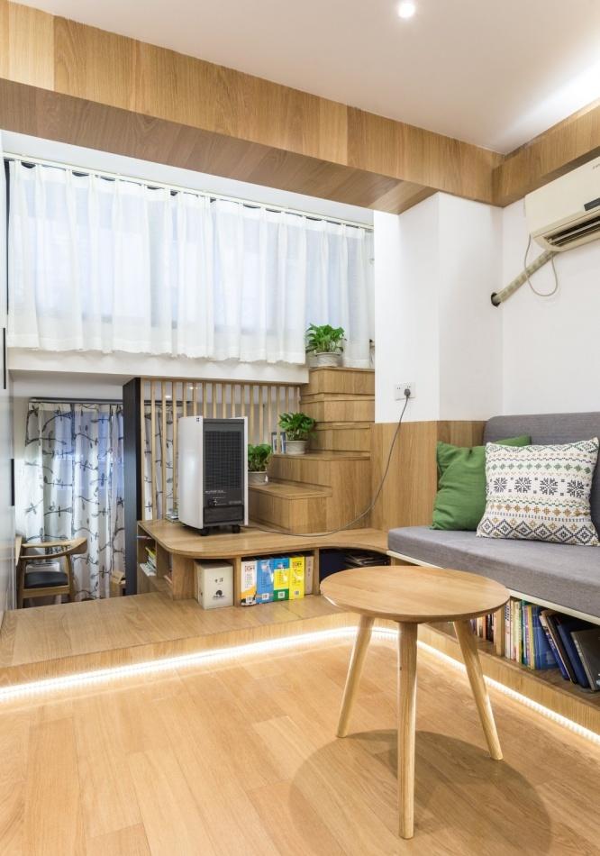 37㎡小户型魔法改造 | 卧室、客厅、书房、餐厅一应俱全-65