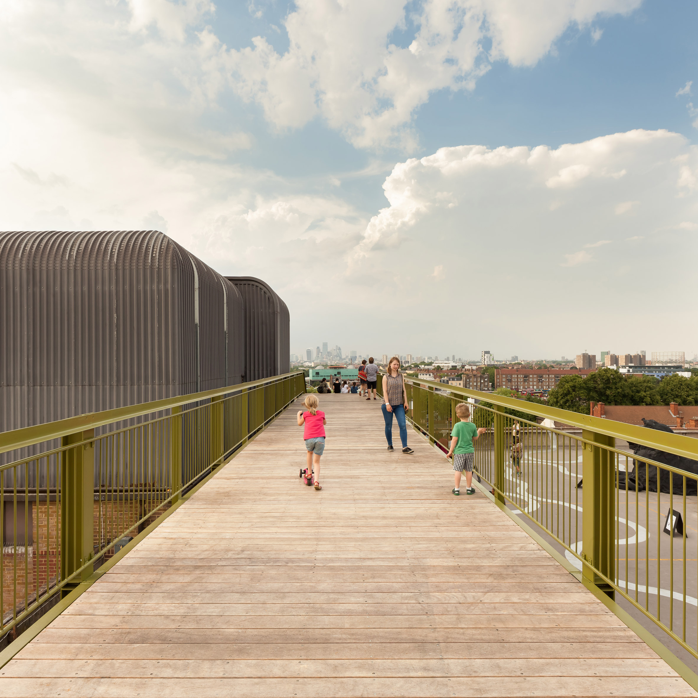 Cooke Fawcett's rooftop observatory frames views from Peckham car park-17