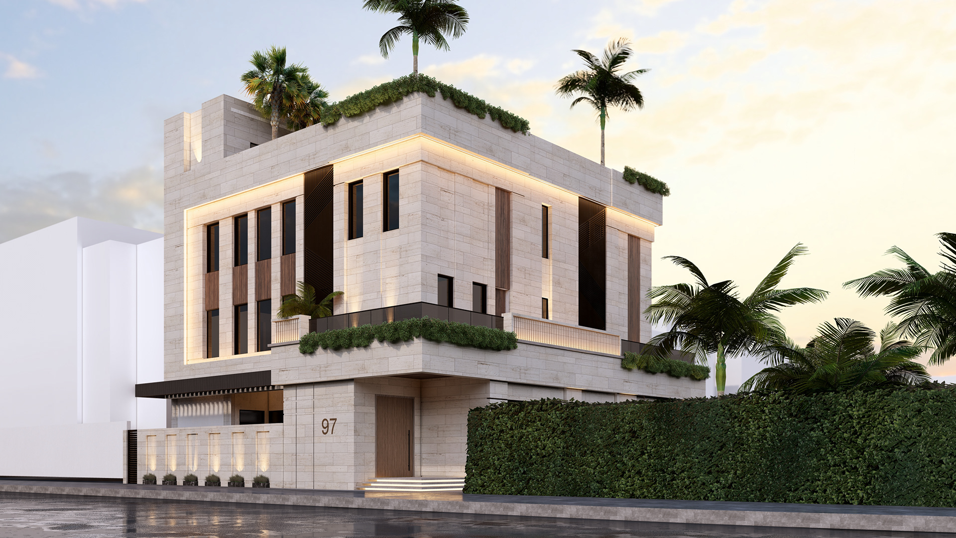 科威特现代当代别墅-3