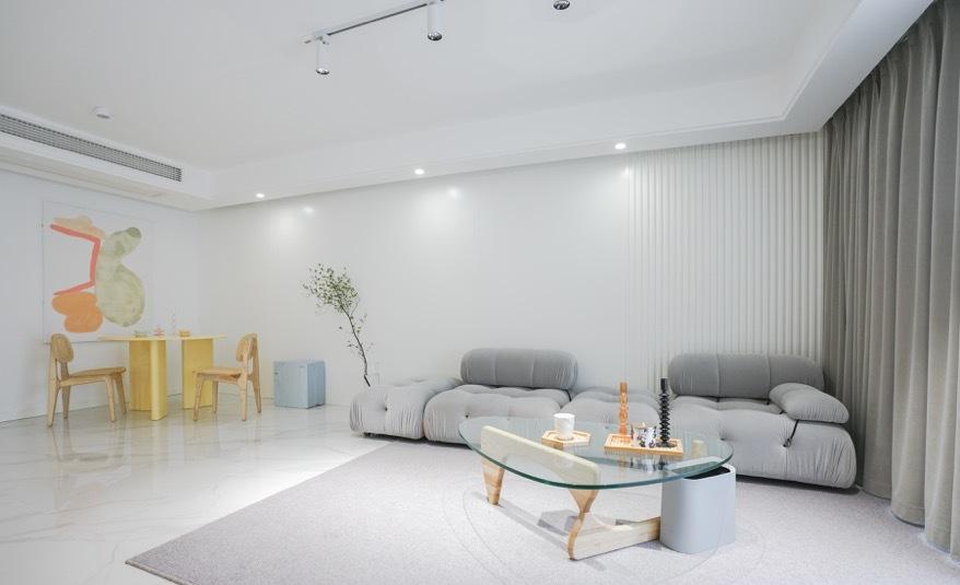 128㎡极简纯白空间设计-12