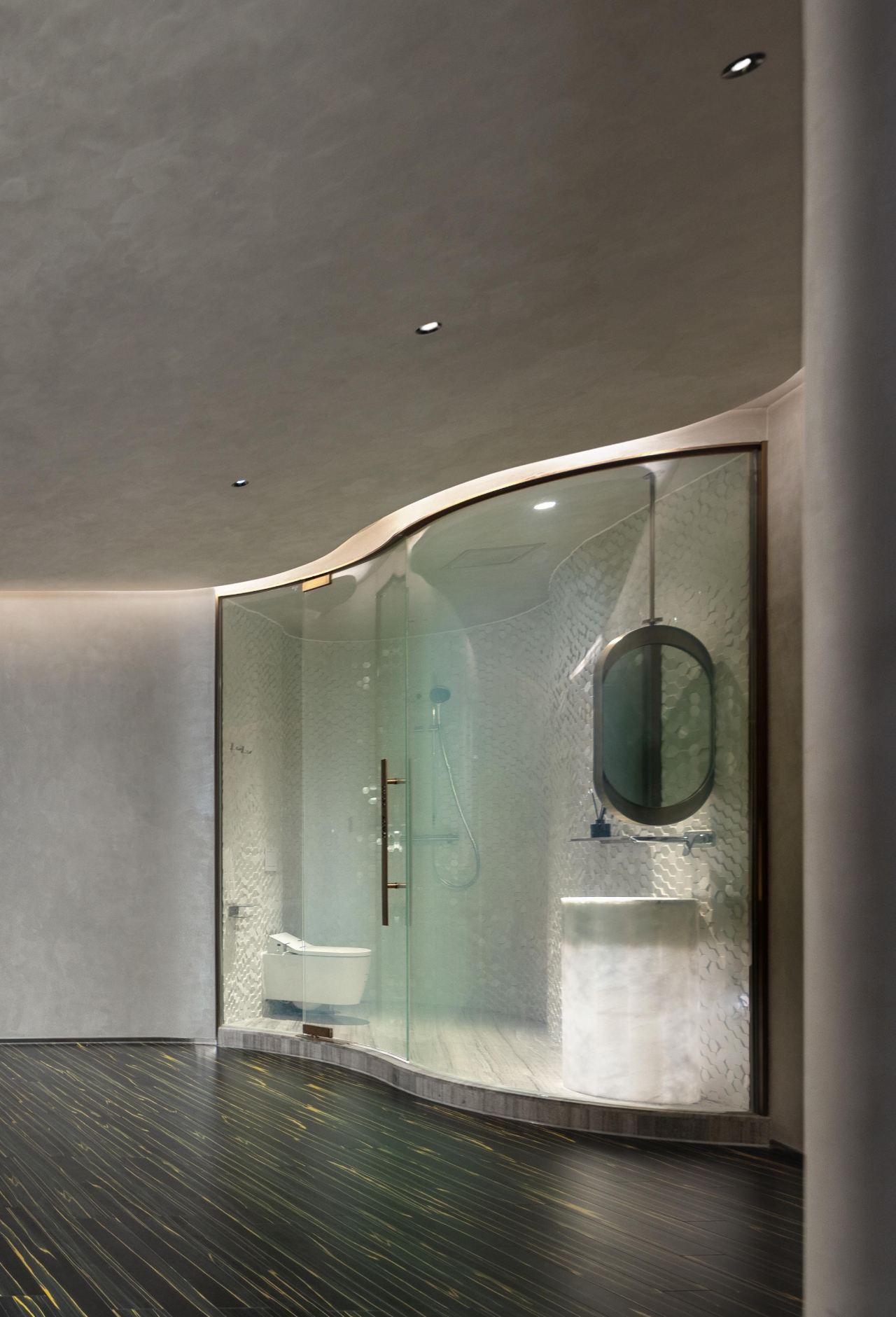 弧形絮语 · 成都赫柏源生物科技美容院设计丨中国成都丨成都尊席装饰工程有限公司-33