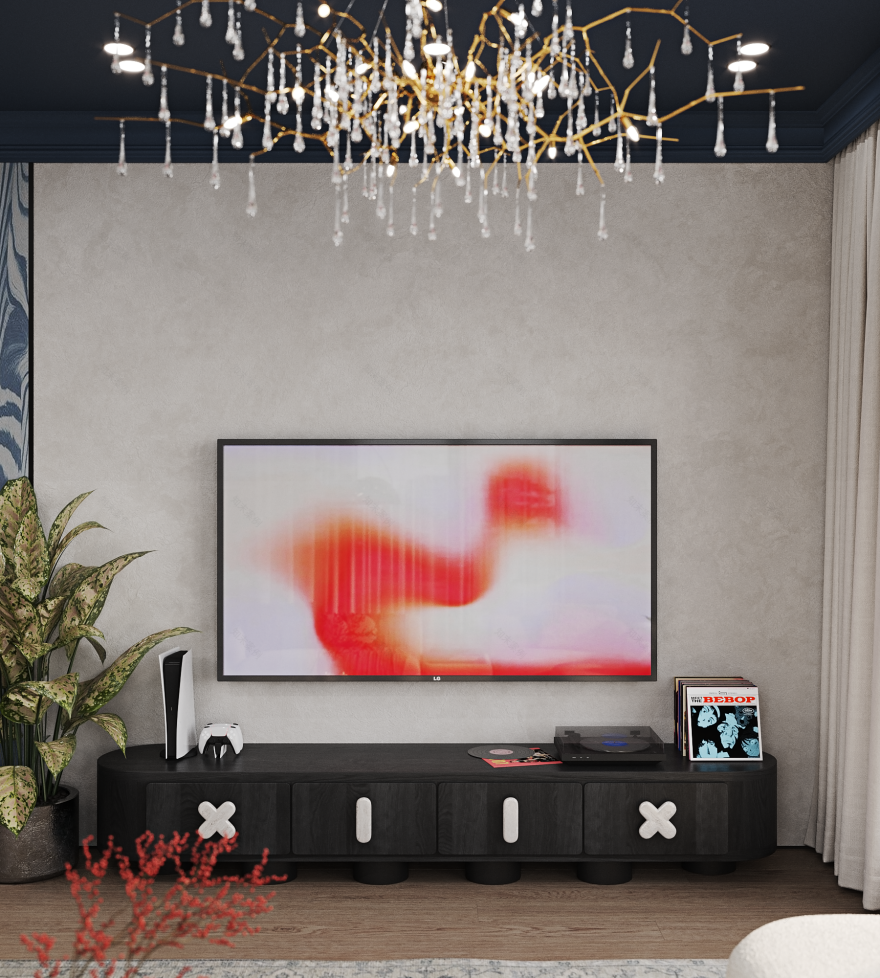 厨房 起居空间 · 公寓丨Alisa Ostapnko-15