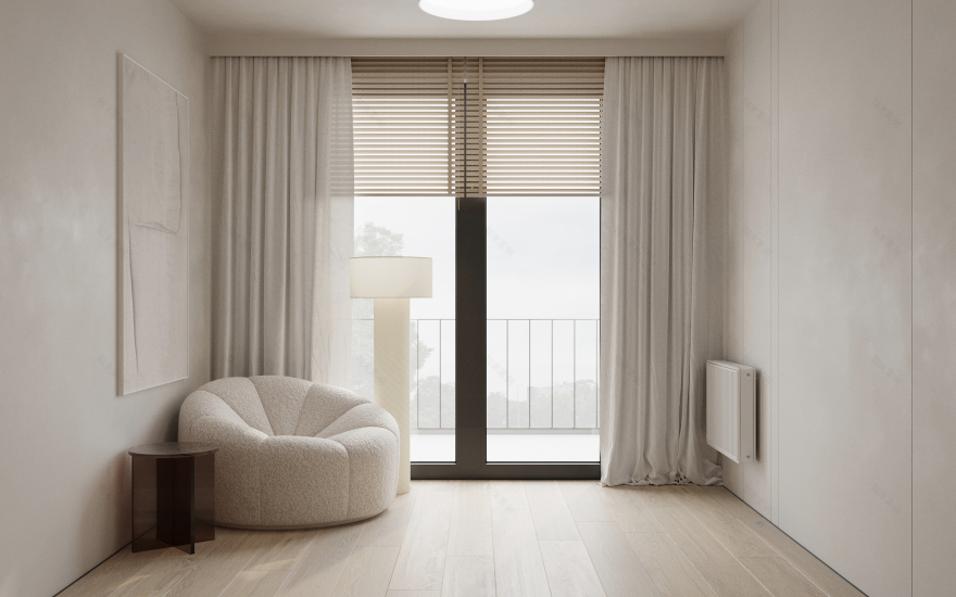 BLACK & WHITE公寓设计丨波兰克拉科夫-32