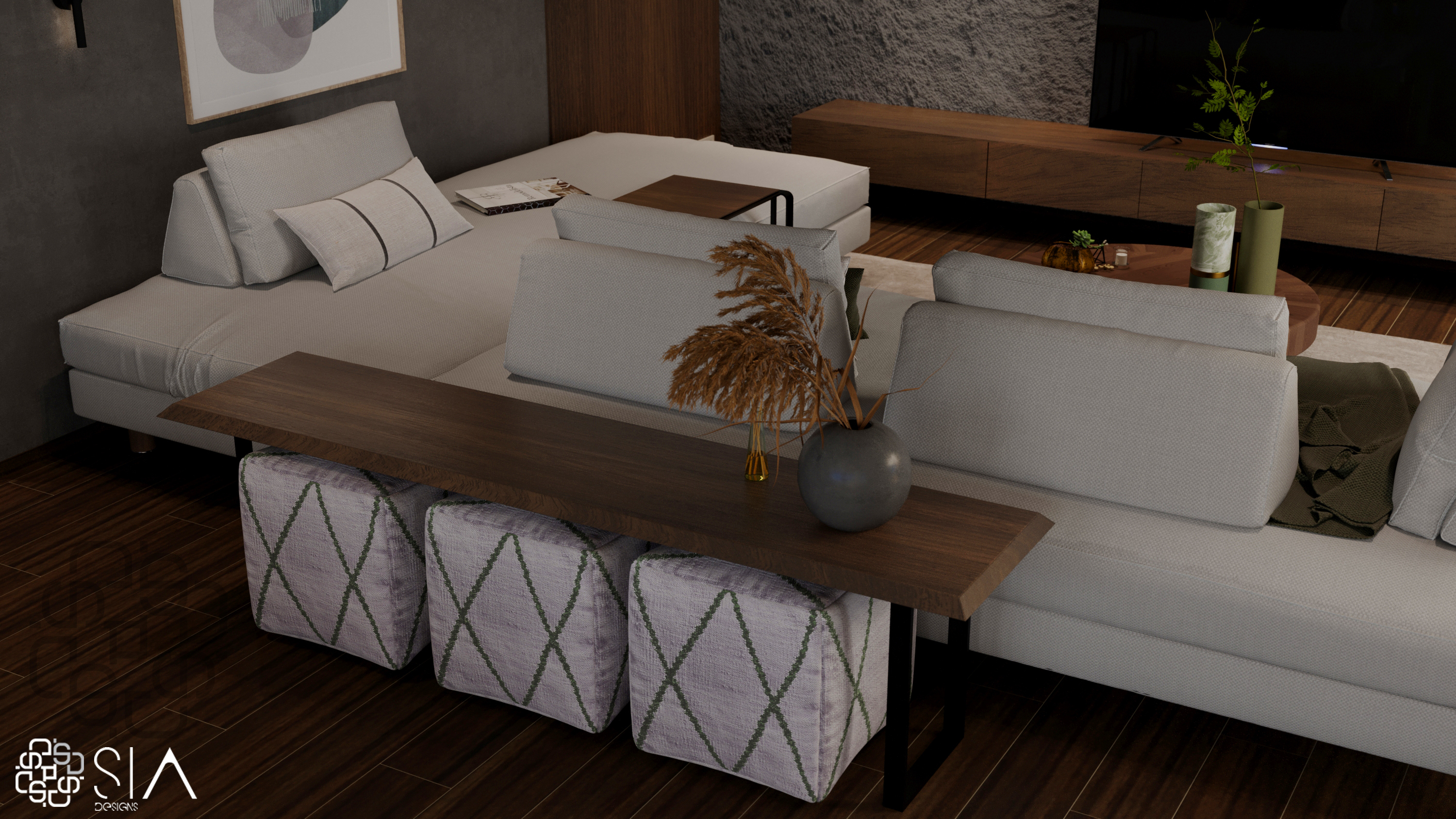 HYDE PARK II - Reception & Living area-16