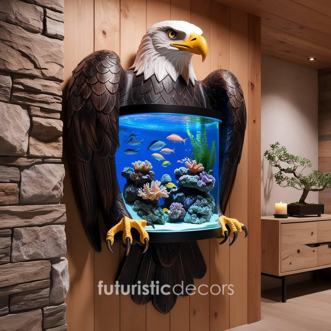 不可思议的白头海雕水族馆丨FuturisticDecors-58