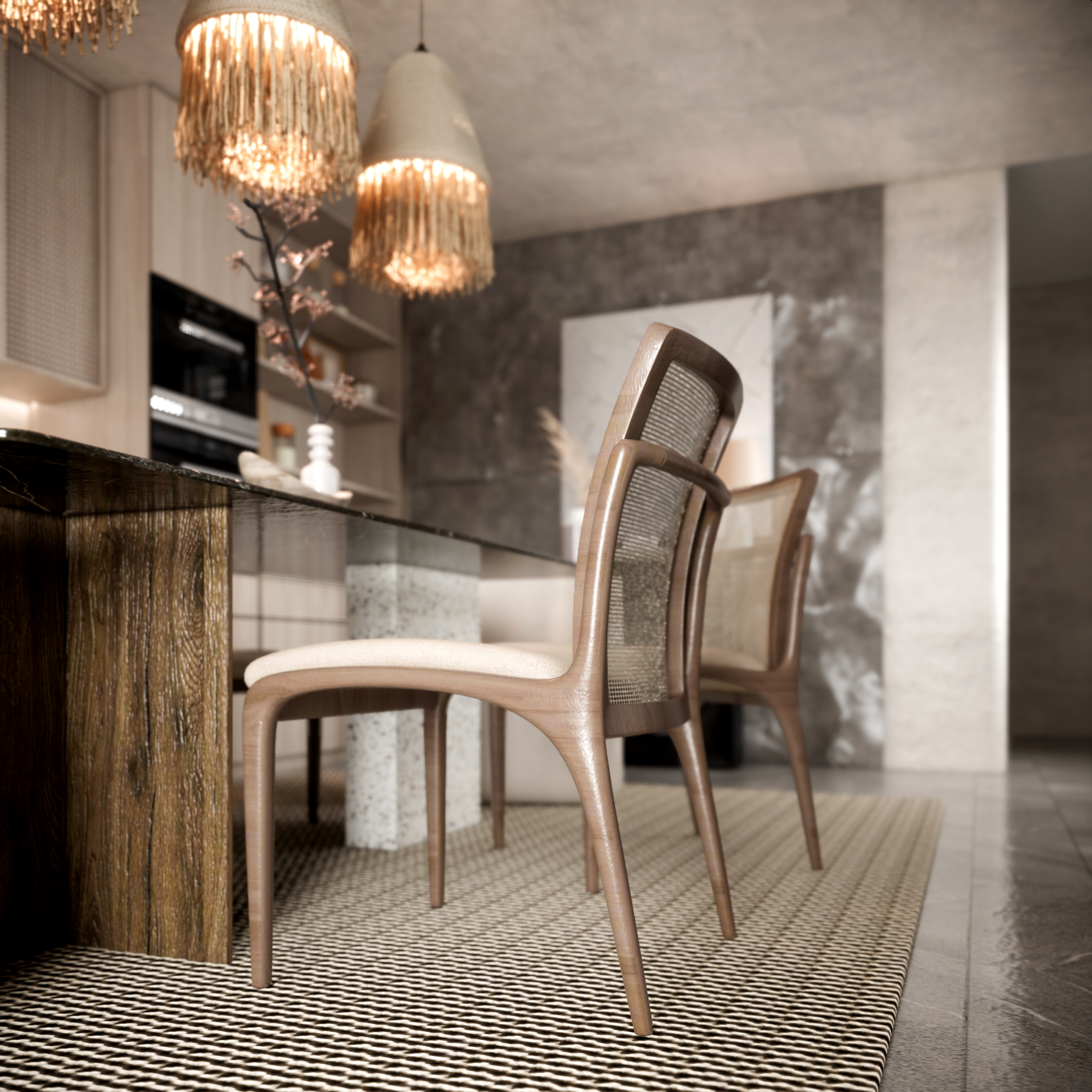 Project 01_Scandinavian Kitchen & Dining Area-5