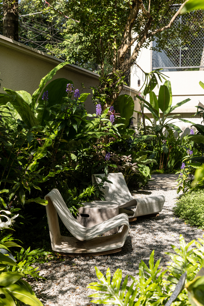 巴西圣保罗金属网格连接两座住宅设计丨TODOS Arquitetura-50