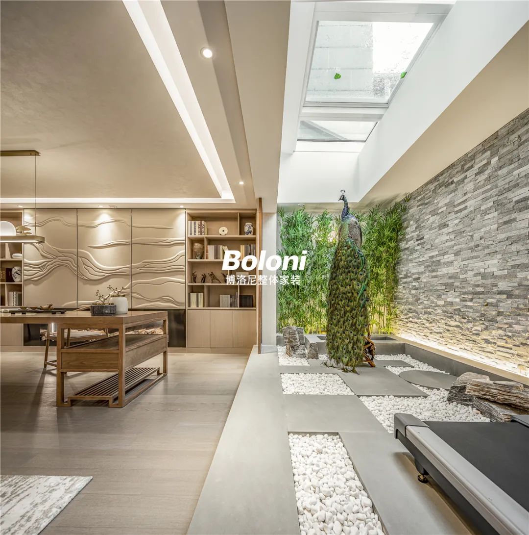 远洋天著 480㎡轻奢混搭风,打造和谐而多彩的家-41