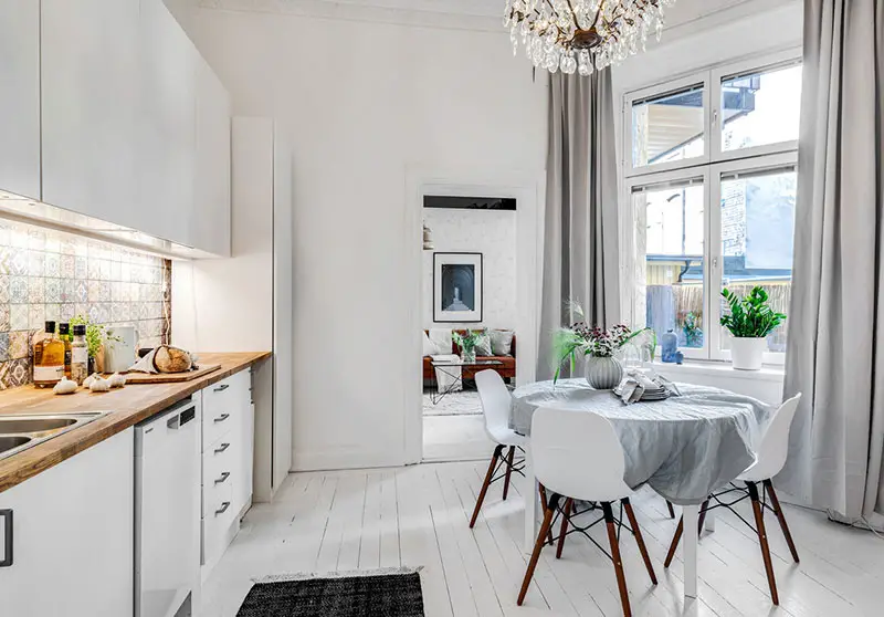 55 平米瑞典公寓双层床设计-7