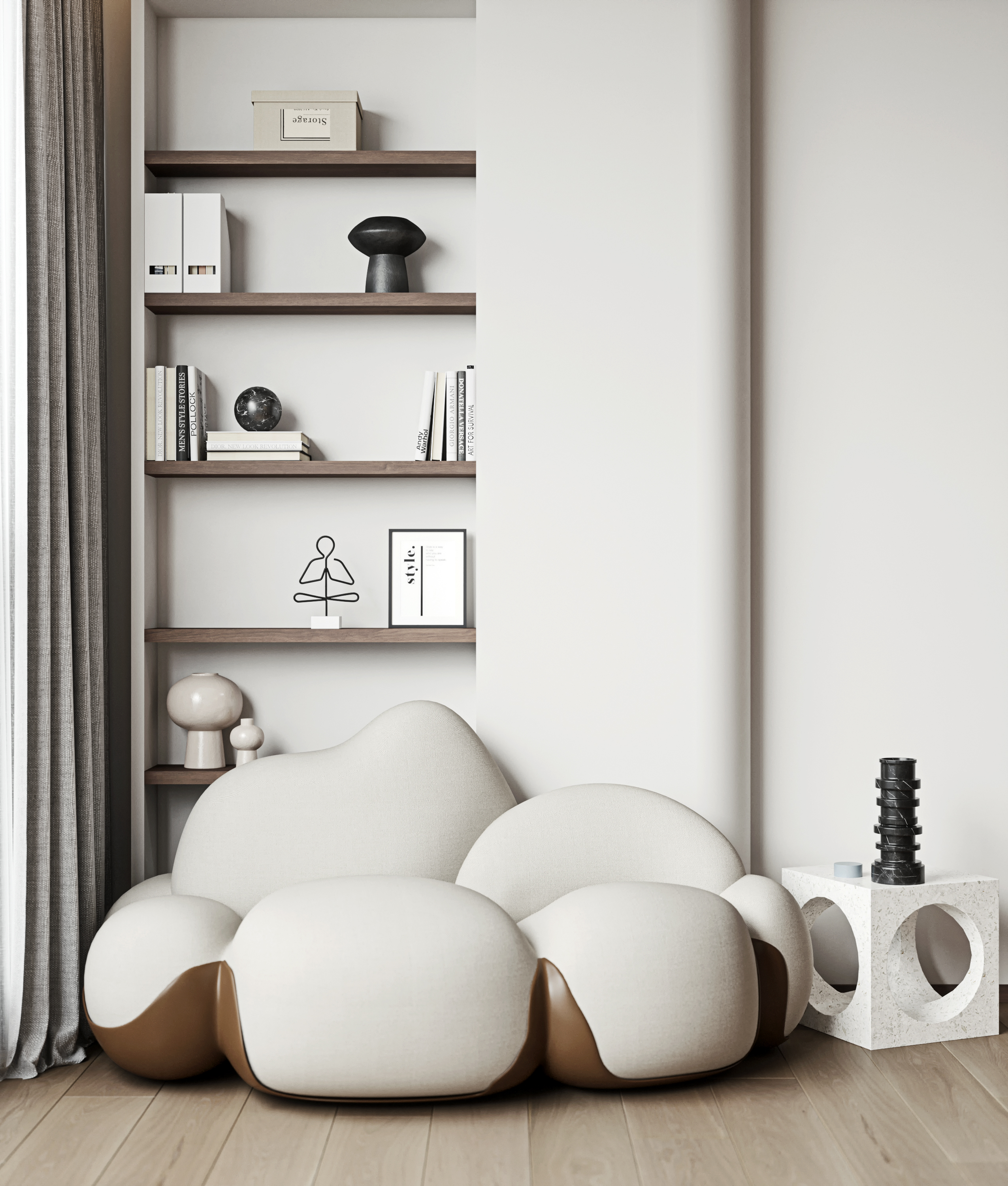 新中式风格平层-13